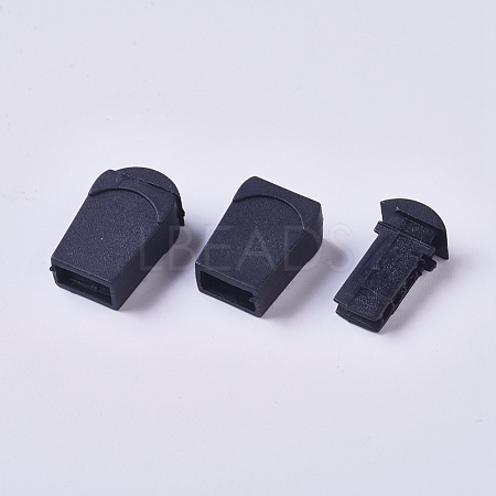Plastic Zipper Pull Cord Ends KY-WH0020-27-1