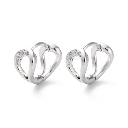 Rack Plating Brass Hoop Earrings EJEW-S241-24P-1