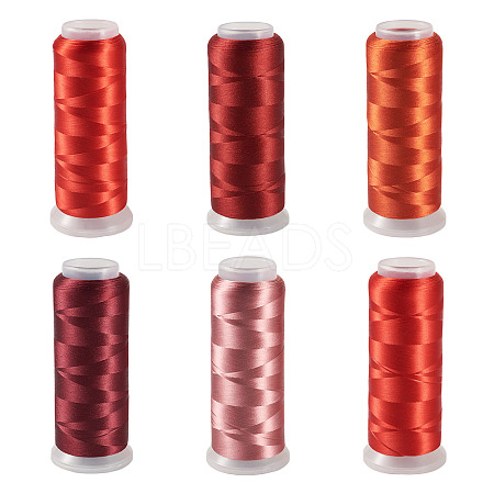6Rolls 6 Colors Velour Yarn AJEW-TA0002-70A-1