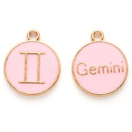 Alloy Enamel Pendants X-ENAM-S124-01A-09I-1