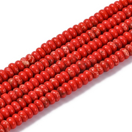 Synthetic Imperial Jasper Dyed Beads Strands G-K343-C39-03-1