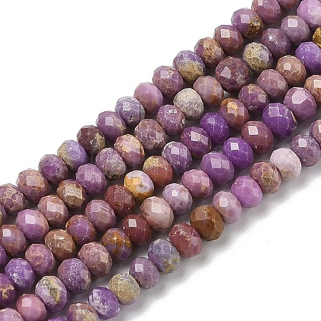 Natural Lepidolite Beads Strands G-G189-C01-01-1