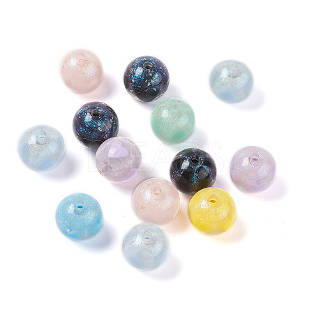 Opaque Acrylic Beads OACR-M003-02-1