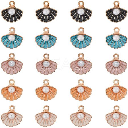 Zinc Alloy Enamel Pendants ENAM-NB0001-13-1
