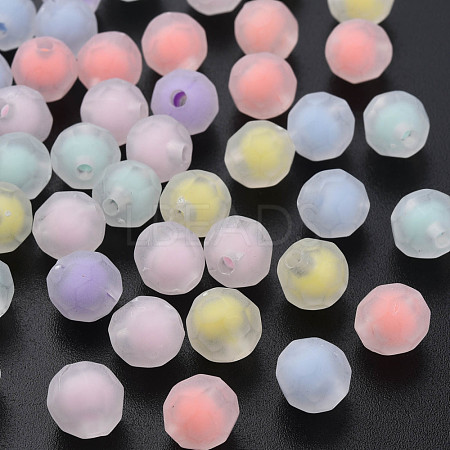 Transparent Acrylic Beads TACR-S152-04C-1