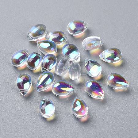 Transparent Glass Beads GGLA-M004-05A-01-1