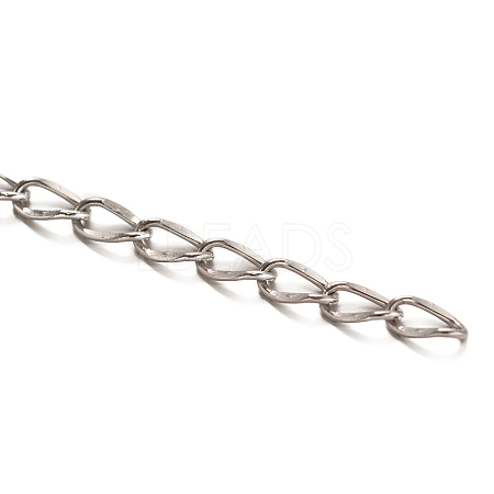 304 Stainless Steel Curb Chains STAS-O076-06-1