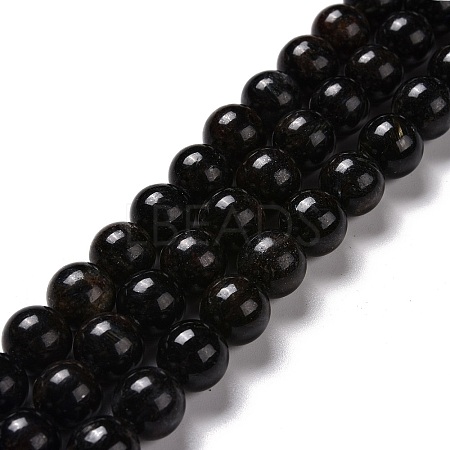 Natural Astrophyllite Beads Strands G-A202-01C-1