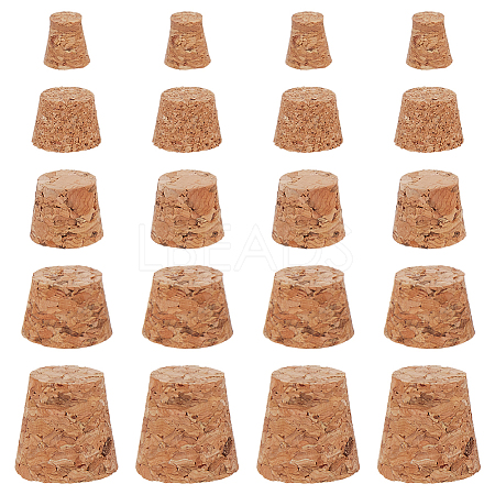 90pcs 5 styles Cork Bottle Stoppers AJEW-GF0009-39B-1