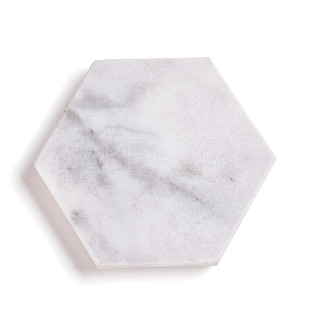 Hexagonal Shape Marble Coasters G-F672-01B-1