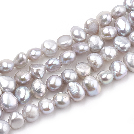 Natural Cultured Freshwater Pearl Beads Strands PEAR-N014-05I-1