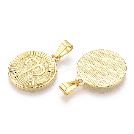Brass Pendants KK-T070-01G-07-1