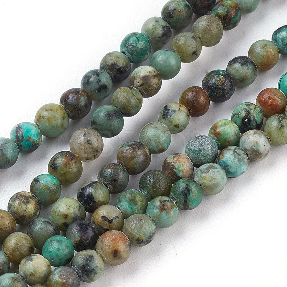 Natural African Turquoise(Jasper) Beads Strands - Lbeads.com