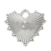 Textured Brass Pendants KK-M322-19P-1