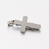 Easter Theme Fashion New 201 Stainless Steel Crucifix Cross Pendants STAS-F010-18-4