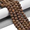 Natural Tibetan 3-Eye dZi Agate Beads Strands G-B079-C01-02-2