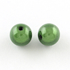 Spray Painted Acrylic Beads MACR-Q154-14mm-010-2