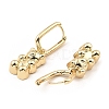 Brass Dangle Hoop Earrings EJEW-G362-04KCG-2