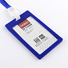 Frosted Plastic Neck Strap Card Holders X-AJEW-R043-A02-2