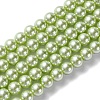 Eco-Friendly Dyed  Glass Pearl Round Bead Strands HY-A002-8mm-RB065-1