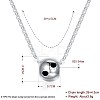 Trendy 925 Sterling Silver Pendant Necklaces BB30759-7