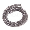 Baking Electroplate Glass Beads Strands DGLA-A039-J4mm-B06-2