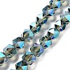 Electroplate Glass Beads Strands EGLA-P057-01A-FR01-1