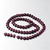 Electroplate Non-magnetic Synthetic Hematite Bead Strands G-F300-22A-04-2