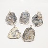 Nuggets Natural Druzy Agate Pendants G-L447-03-1