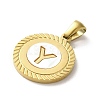 Ion Plating(IP) 304 Stainless Steel Pendants STAS-I204-Y-G-2