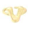 Rack Plating Brass Open Cuff Rings RJEW-S394-01G-V-1