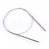 Steel Wire Stainless Steel Circular Knitting Needles and Random Color Plastic Tapestry Needles TOOL-R042-800x2.25mm-3