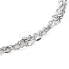 304 Stainless Steel 2-strand Chain Bracelets BJEW-L673-017-P-3