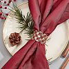 Iron Hollow Napkin Rings AJEW-WH0258-031-5