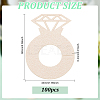 Diamond Wine Glass Paper Card DIY-WH0569-37A-2