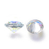 Cubic Zirconia Pointed Back Cabochons ZIRC-H108-11A-001AB-1