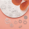 15Pcs 15 Styles 201 Stainless Steel Pendants STAS-CJ0001-191-5