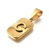 304 Stainless Steel Pendants STAS-S161-01C-G-2