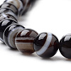 Natural Striped Agate/Banded Agate Beads Strands G-S259-04A-12mm-3