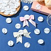 80Pcs Plastic Brooch Base Settings KY-SC0002-39B-5