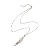 304 Stainless Steel Macrame Pouch Empty Stone Holder for Pendant Necklaces Making NJEW-JN04399-1