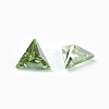 Cubic Zirconia Pointed Back Cabochons ZIRC-WH0001-A05-2