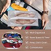 Olycraft 8Pcs 4 Colors Rectangle Oxford Fabric Waterproof Shoes Storage Zipper Bags ABAG-OC0001-05-5