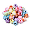 Opaque Acrylic Beads OACR-N008-56-2