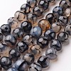 Natural Dragon Veins Agate Beads Strands G-D845-03-6mm-1