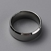 304 Stainless Steel Wide Band Finger Rings for Women Men RJEW-WH0009-12D-2