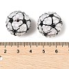 Sport Theme Opaque Acrylic Resin Beads MACR-U010-01C-2