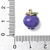 Fruit Theme Alloy Enamel Pendants PALLOY-P314-01A-G-3