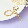 304 Stainless Steel Initial Letter Key Charm Keychains KEYC-YW00004-02-1