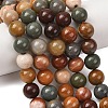 Natural Gobi Agate Mongolia Colorful Jade Beads Strands GG-CBA3173-A01-8mm-1